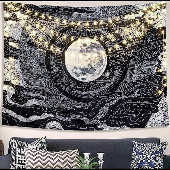Lunar Moon Tapestry Home Decor - Picture 2 of 5